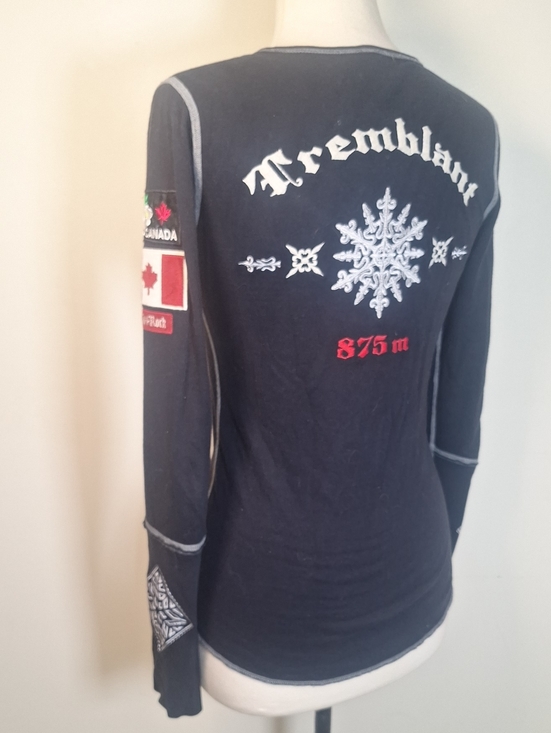 Alp N Rock Tops - Alp N Rock Mont-Tremblant Canada Après Ski Henley Thermal Top